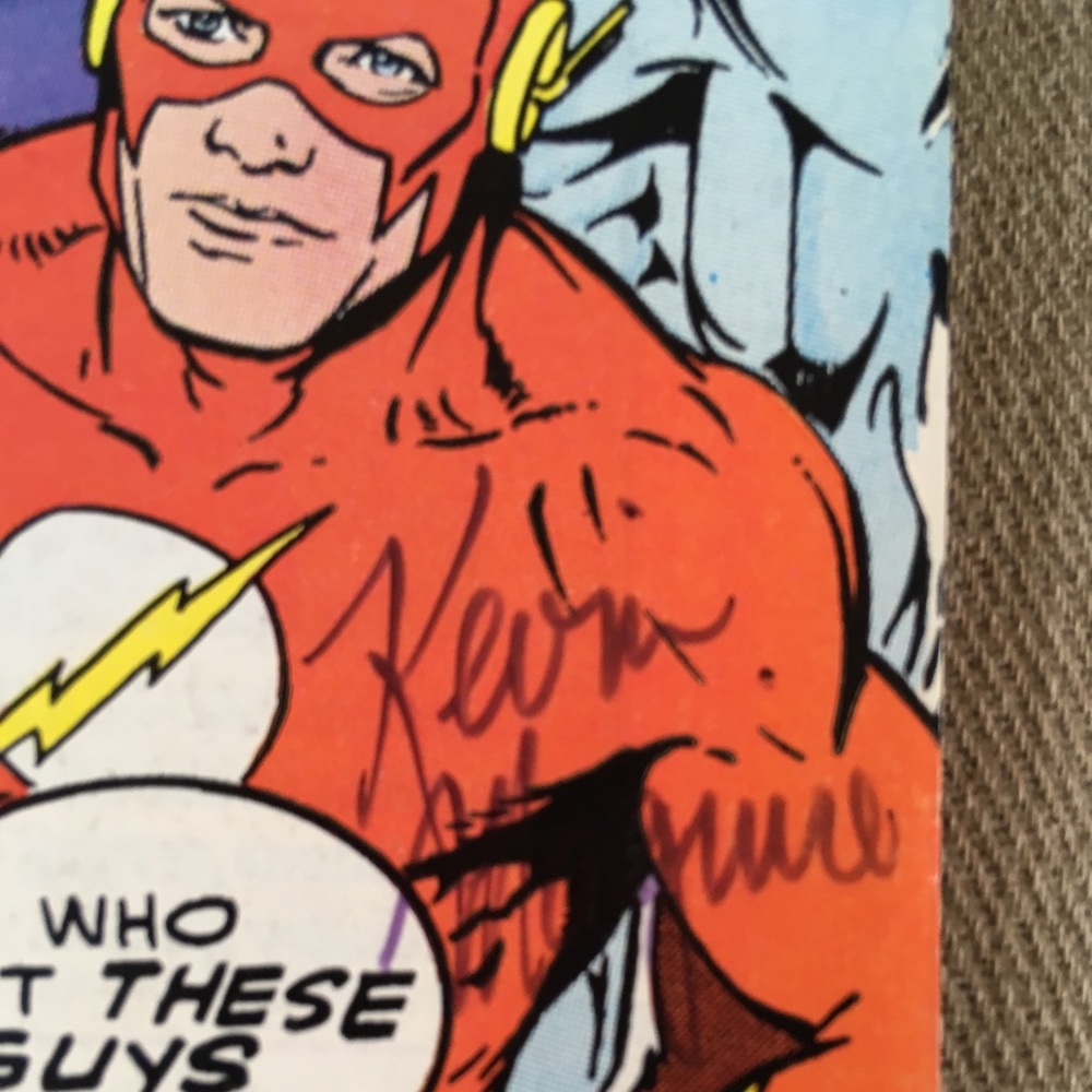 Signed Kevin McGuire justice league international